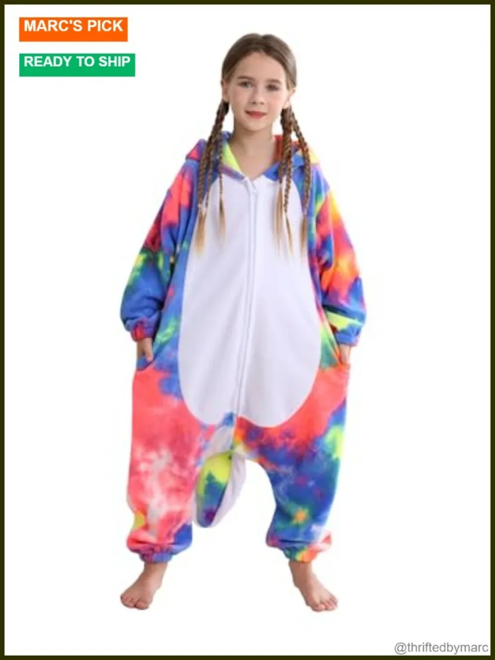 Unisex Axolotl Onesie Pajamas Flannel Zipper Halloween Costume Cosplay
